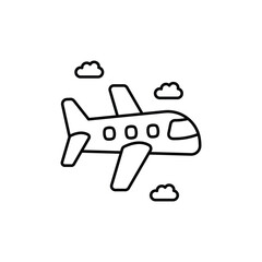 Airplane vector icon