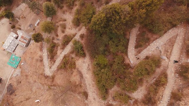 Experience the beauty of old houses at deoria tal trek, showcasing the natural beauty and scenic wonders of the region.