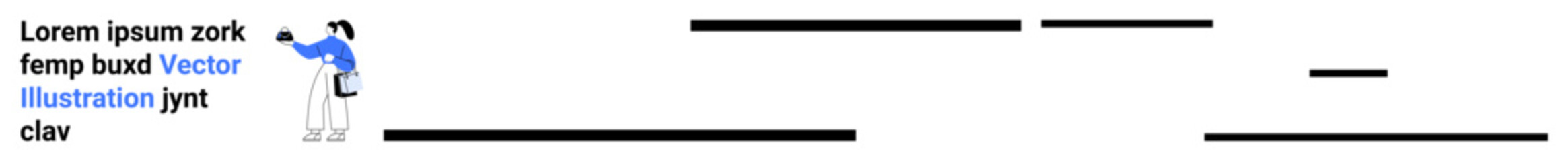 Individual reviewing a paper with colorful graphs, bar charts, and tables. Ideal for data analysis, research, business review, reporting, education, office work and flat landing page banner