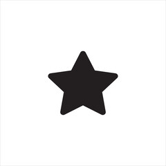 Star icon vector symbol illustration. star icon vector on a white background. star icon, black symbol