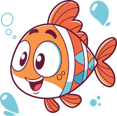  Fish tootsie mascot illustration art