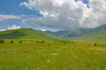 Fototapeta premium Urut river valley near Dorbandavank monastery (Lori province, Armenia)