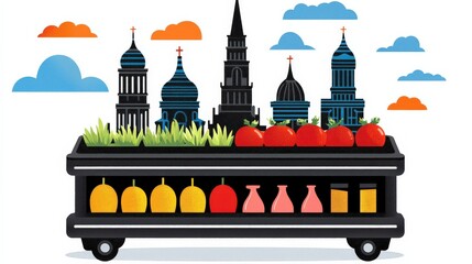 Urban Gardening for Sustainability Eco-Friendly Practices in City Environments Illustrated Concepts of Green Living