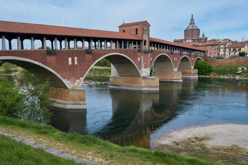 Fototapeta premium Wonderful view in the Pavia Center