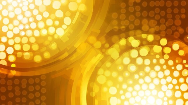 Modern summer geometric gradient overlap circle design in orange and yellow, creating a vibrant abstract background. Ideal for contemporary design, summer themes, and dynamic graphics