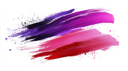 "Abstract Brush Strokes in Purple, Red, and Pink. Grunge Makeup Texture with Lipstick or Nail Polish Effects."

