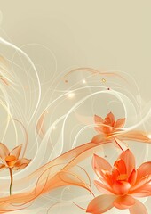 postcard or banner for mother's day or March 8 with spring flowers and space for text