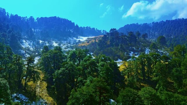 A striking visual of uttarkashi uttrakhand dayara bugyal trek, showcasing the natural beauty and scenic wonders of the region.