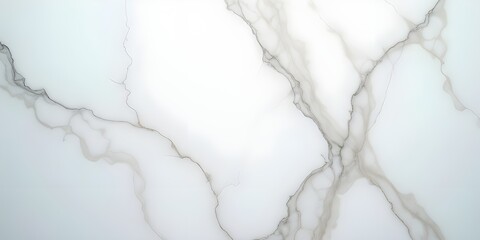 White Marble Texture with Grey Veins – Elegant Stone Background