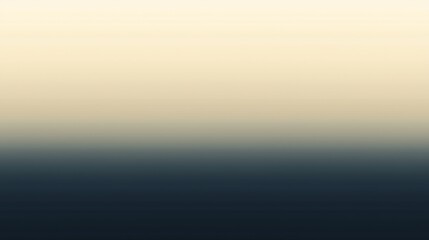Fototapeta premium Smooth transitional gradient from dark navy blue at the bottom to soft beige at the top creates a calming minimalist atmosphere perfect for design projects and digital presentations