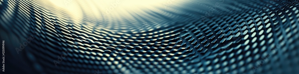 Aufkleber a close-up shot of a metal object with a blurry background, great for use in product or design illus