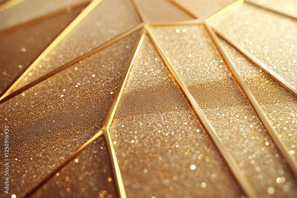 Aufkleber close-up shot of a shiny metallic surface with reflections and textures