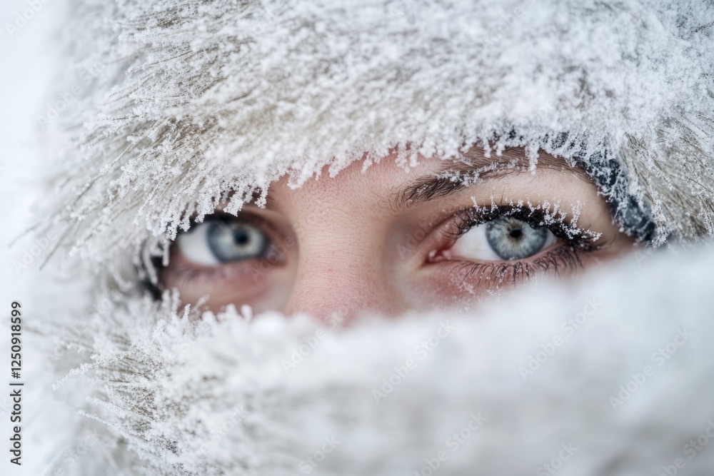 Aufkleber a close-up shot of a person wearing a hat, perfect for representing an individual's personality or a