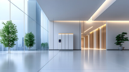 Concept of a home battery packs alternative electric energy storage system at modern home garage wall as backup or sustainable energy concepts