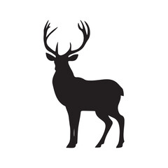 deer silhouette vector