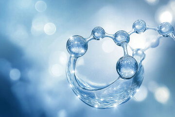 Moisturizer and skincare serum's precision and efficacy.