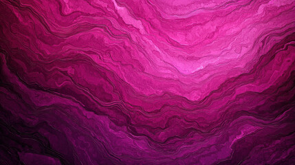 Vibrant abstract waves in shades of violet create soothing background