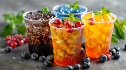 blueberry smoothie with mint