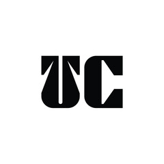 UC monogram logo design letter text name symbol monochrome logotype alphabet character simple logo