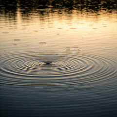 Fototapeta premium ripples in water