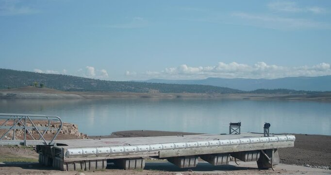 Dried Up Dock Lake Heron NM