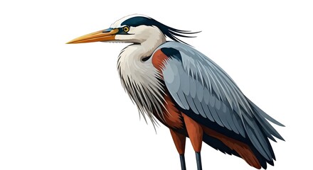 Obraz premium Great blue heron ardea cinerea