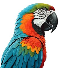 Fototapeta premium Blue and yellow macaw