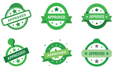 Approved seal, approval seal, seal of approval seal