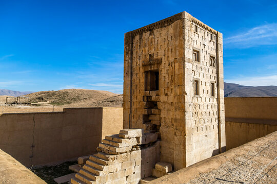 Kaaba of Zoroaster Naghsh-e Rustam Shiraz  Iran  Historical Monument  Zoroastrian Heritage Travel Photography