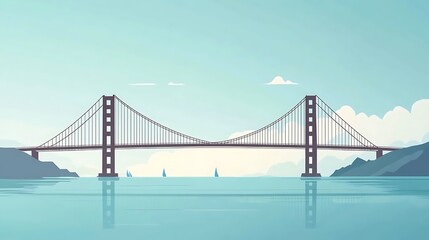 Obraz premium Golden Gate Bridge Scenic Bay Area View