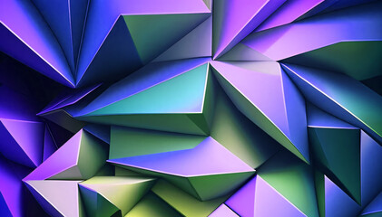 Obraz premium Elegant geometric 3d low poly structure background