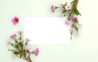 The Veronica & Thyme Mint Cream backdrop is spring themed