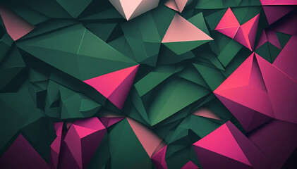 Fototapeta premium Elegant geometric 3d low poly structure background