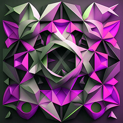 Obraz premium Elegant geometric 3d low poly structure background