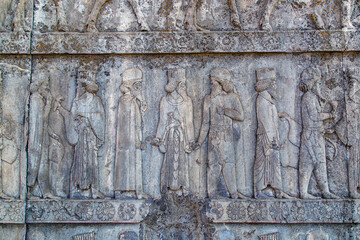 Reliefs of Apadana Palace  Persepolis  Shiraz 