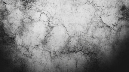 Obraz premium White Cracked Wall Texture with Grunge Abstract Design