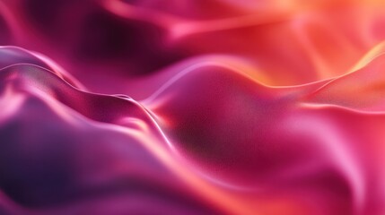 Obraz premium Abstract Pink Red Orange Gradient Wave Background Texture