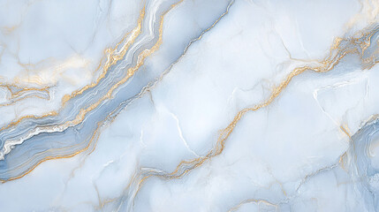 Blue and Gold Marble Texture. Luxurious Natural Stone Background