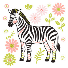 zebra vector illustration
