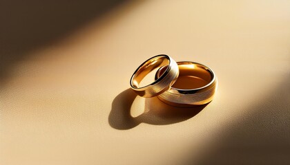 golden wedding rings