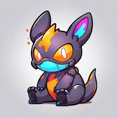 Cyberpunk Kawaii Dragon: A Futuristic Adorable Creature
