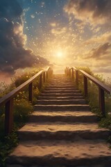 Obraz premium Quantum Bloom: Bioluminescent Coral Reefs in a Holographic Ocean with AI Guardians