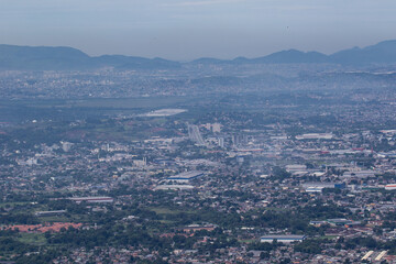 city view and pollution