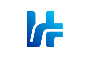 HF Futuristic Logo Design