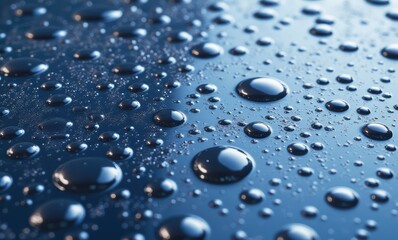 Close-up of water droplets on a surface