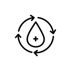 blood flow icon , medical icon