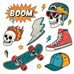 abstract vector sticker