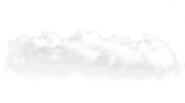 cloud on transparent background