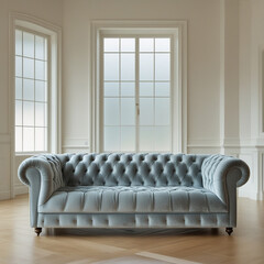 A couch is a soft, upholstered piece of furniture designed for sitting or lounging. It features cushions and armrests, often found in living rooms, providing comfort and relaxation for multiple people