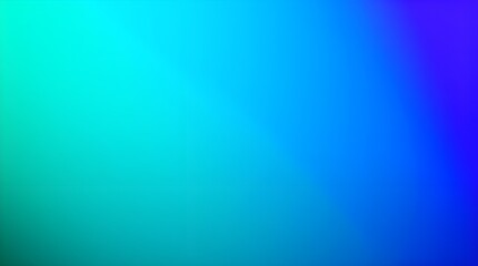 Fototapeta premium Teal green blue grainy color gradient background glowing noise texture cover header poster design